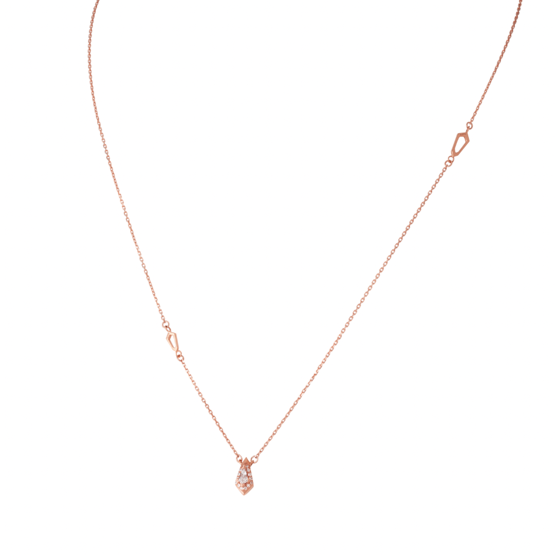 015 Solitaire Necklace K18PG