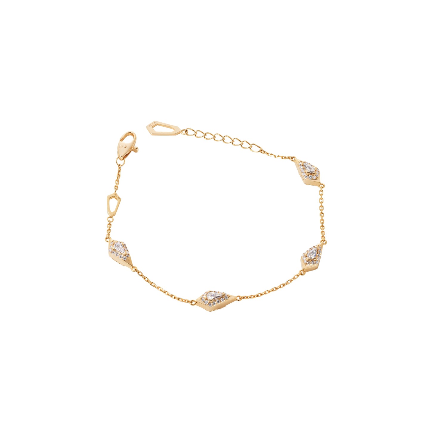 025 Solitaire Bracelet K18PG