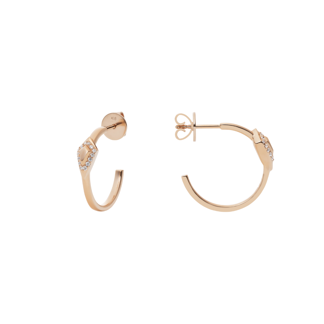 022 Solitaire Earring K18PG