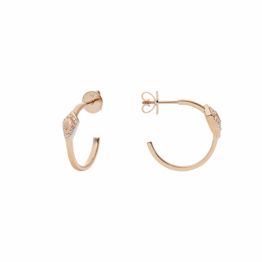 022 Solitaire Earring K18PG