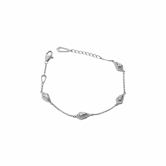 024 Solitaire Bracelet PT950