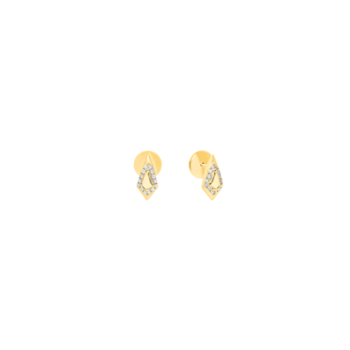 018 Solitaire Earring K22YG